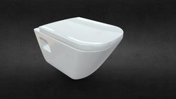 Toilet Bowl bathroom, toilet, toiletbowl, architecture, blender, blender3d