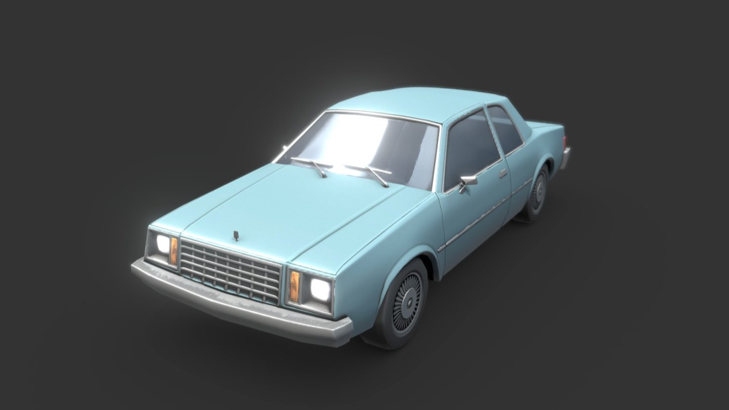 A somewhat unremarkable model of a somewhat unremarkable car from the early 80's. 

Made with Substance Painter and 3DSMax.

Includes UE4 Materials.