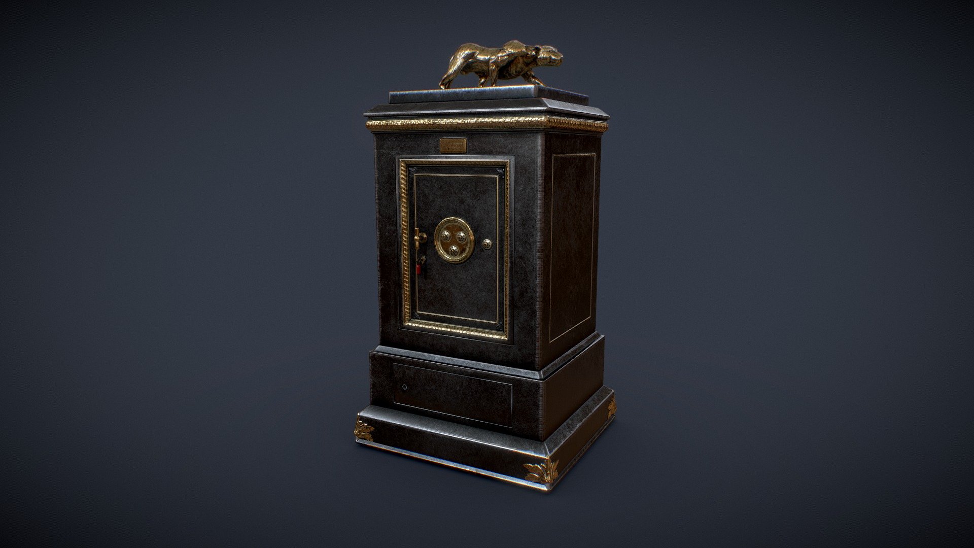 Hello all:) This is a new props for a victorian project, a safety chest to store some valuable things. Migth update a bit the top sculpture in the futur when I get some time, but still, ready to use!

Made with Maya, PS and Substance.

You will find in the package Scene file, FBX and 4k Textures.
If you have any customs need, please feel free to contact me.