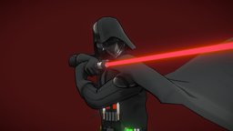 Darth Vader (Star Wars) - Rigged anatomy, fanart, humanoid, style, uv, pose, jedi, rig, midpoly, lightsaber, darthvader, mid-poly, sith, cgtrader, anakinskywalker, gumroad, starwars-lightsaber, starwarsfanart, sithlord, anime3d, cubebrush, darth-vader, animatedcharacter, rigged-character, animestyle, low-poly, 3d, blender, art, lowpoly, helmet, starwars, animation, stylized, animated, sketchfab, anime, rigged, shader