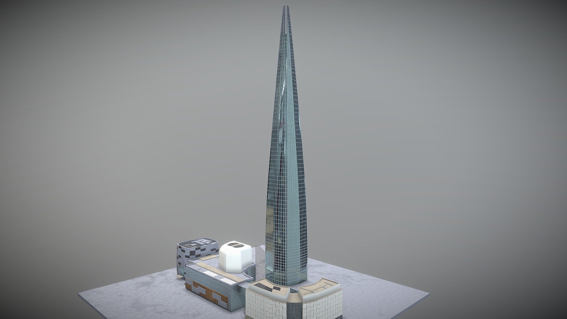Lotte World Tower (Korean: 롯데월드타워), is a 123-story, 555 m (1,821 ft) supertall skyscraper, located in Sincheon-dong, Songpa-gu, Seoul, South Korea. It is the sixth-tallest building in the world, the tallest in OECD countries, and also the first in South Korea to be over 100 stories tall. 

2 materials with 4096 * 4096 textures.

Triangles: 67879 Vertices: 71364

(Viewer Setting above are just a preview and may vary drastically depending on your lighting and shading setup on the final application)

If you have any questions, please feel free to contact me.
 
E-mail: zhangshangbin1314159@gmail.com
