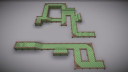 Stylized General Modular Mini Golf Course golf, grass, toon, assets, fun, minigun, snow, ground, quick, sand, fast, dirt, nature, beautiful, theme, minigolf, relax, assetstore, assetpack, handpainted, cartoon, game, stylized, fantasy, sport, modular, hand