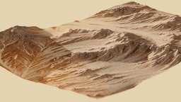 Desert Land world, landscape, desert, rocks, worldmachine, unrealengine4, rispat, unity