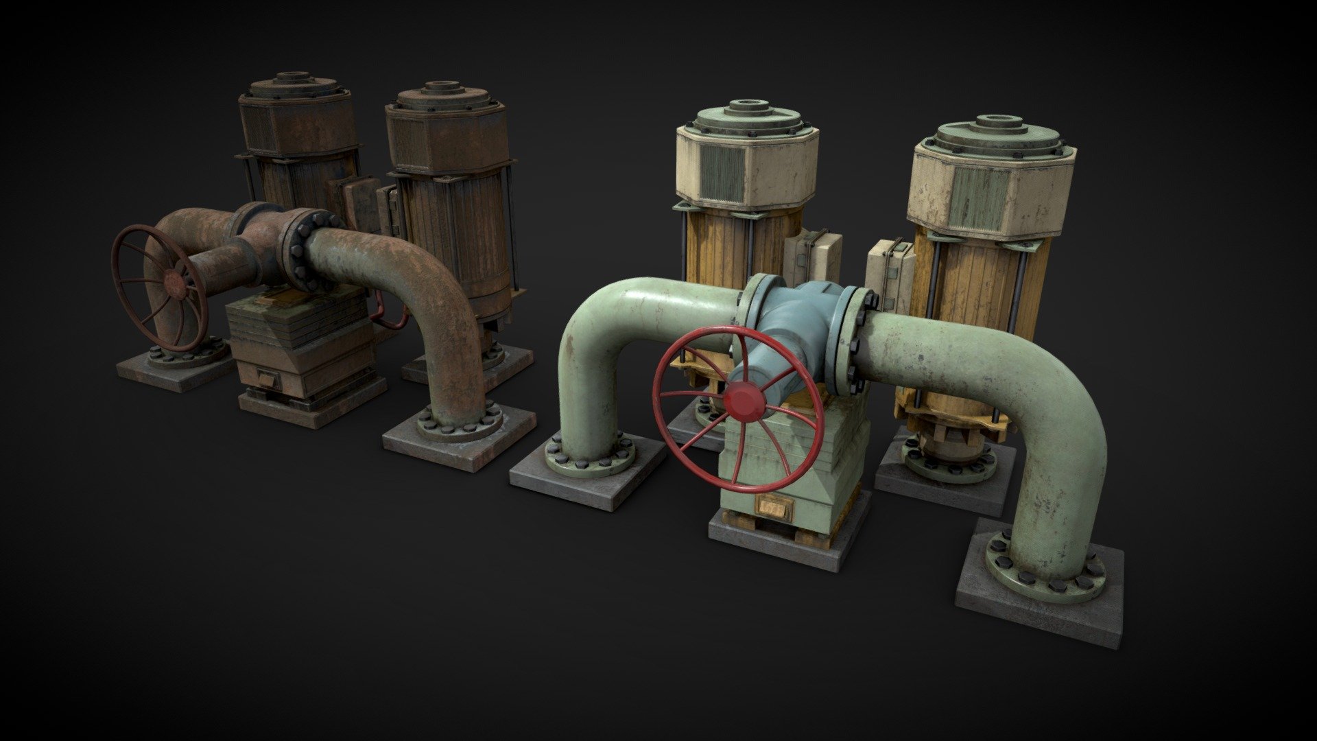 Machinery device for industrial visualizations. 

4k PBR PNG textures included. 

Secondary UV set for lightmaps. 
