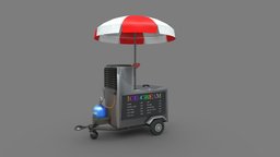 Ice cream food cart food, prop, park, attraction, ice-cream, amusement, environment-prop, attractions, amusement-park, food-cart, game-attraction