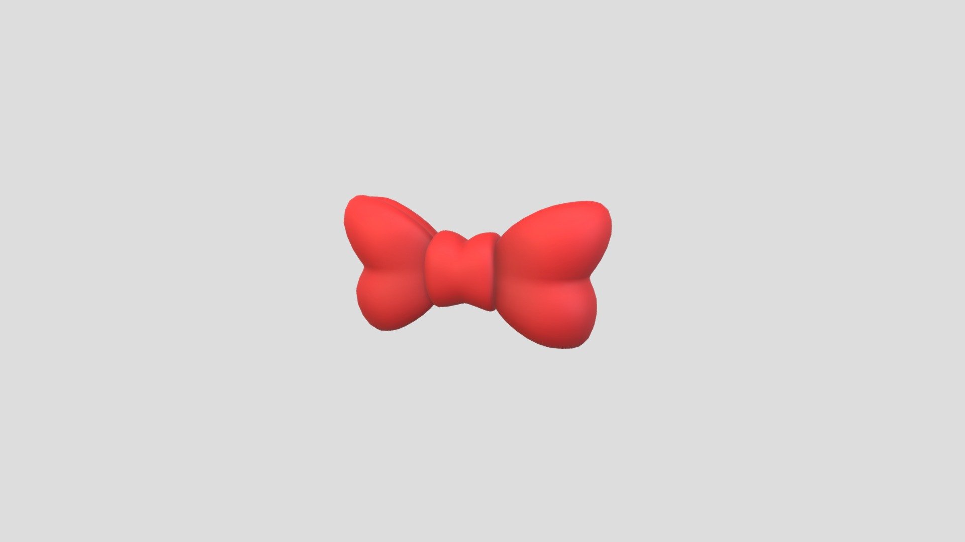 Cartoon Bow Tie 3d model. 
  


780 poly 

792 Vert 
  


File Formats 


3ds Max  

OBJ  

FBX 
 


Non-overlapped UV 

Clean Topology 

No Rig 
 


2048 PNG textures 


Base Color 

Roughness 
