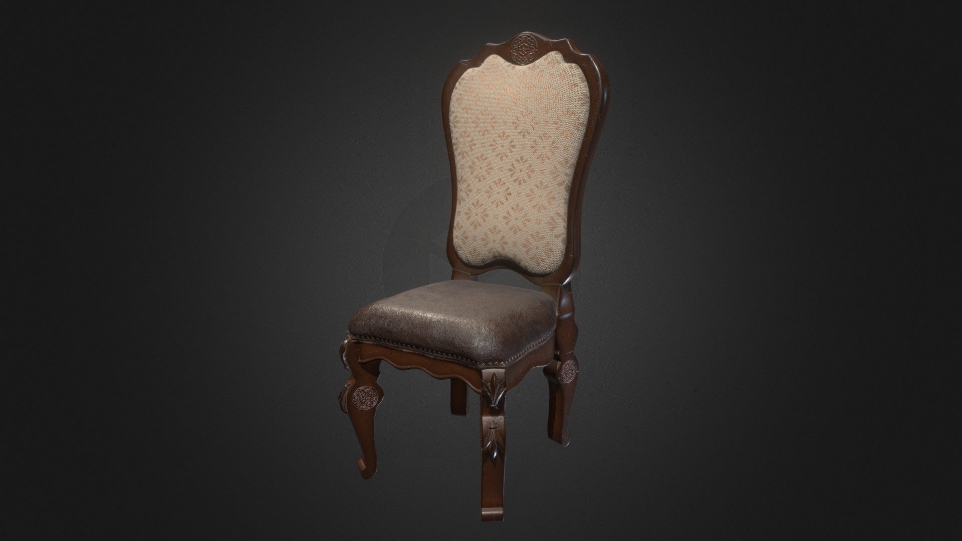 3d victorian chair model with ready UVs 
modelled in Blender and textured in substance painter
model is ready to be used in games as it has about 21k vertices

hope you like it!!