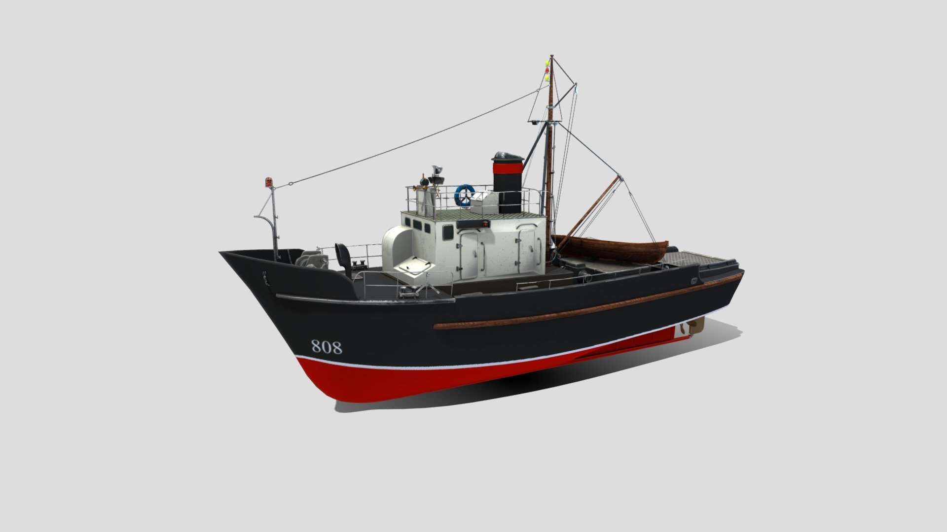 Fishing Boat 

created in 3ds max textures are in TGA format 2048x2048
