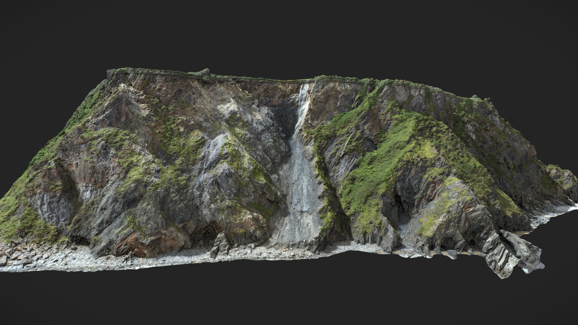 Captured in neutral lighting conditions. Feel free to rotate the lights.

**Big Coastal Ocean Cliff Scan with up to 16K PBR textures: **




Albedo

Normal

Roughness

Displacement

Ambient Occlusion

Vegetation Scatter Mask

Rendered in Cycles with displacement + adaptive subdivions + vegetation:

*the vegetation is not included

Additional Files contain:




blender source file + packed textures

.fbx

.obj

textures 16k

Please let me know if something is not working as it should.