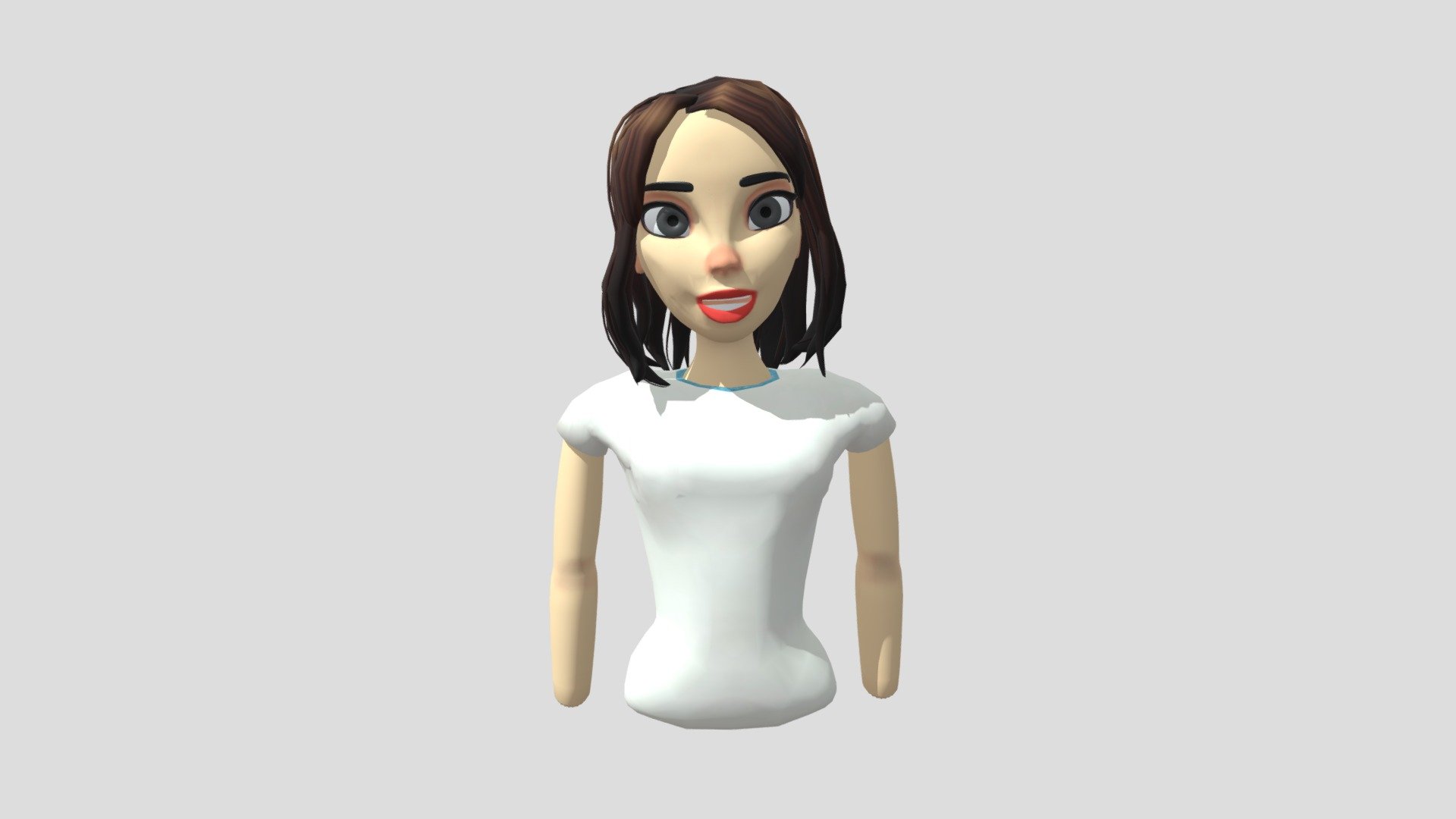 I wanted the model to be in a &lsquo;Disney' style. I made sure to follow the proper topology to ensure the proper behaviours of the model in the animation step.