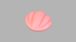 Sea Shell marine, prop, shell, aquarium, seashell, beach, nature, conch, pearl, scallop, clam, cockle, cartoon, stylized, sea