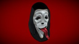 ghost face mask - wasa - free 3d model face, mask, gratis, descarga, 4ktextures, freemodel, ghostface, model, free, ghost, halloween, download, 2023