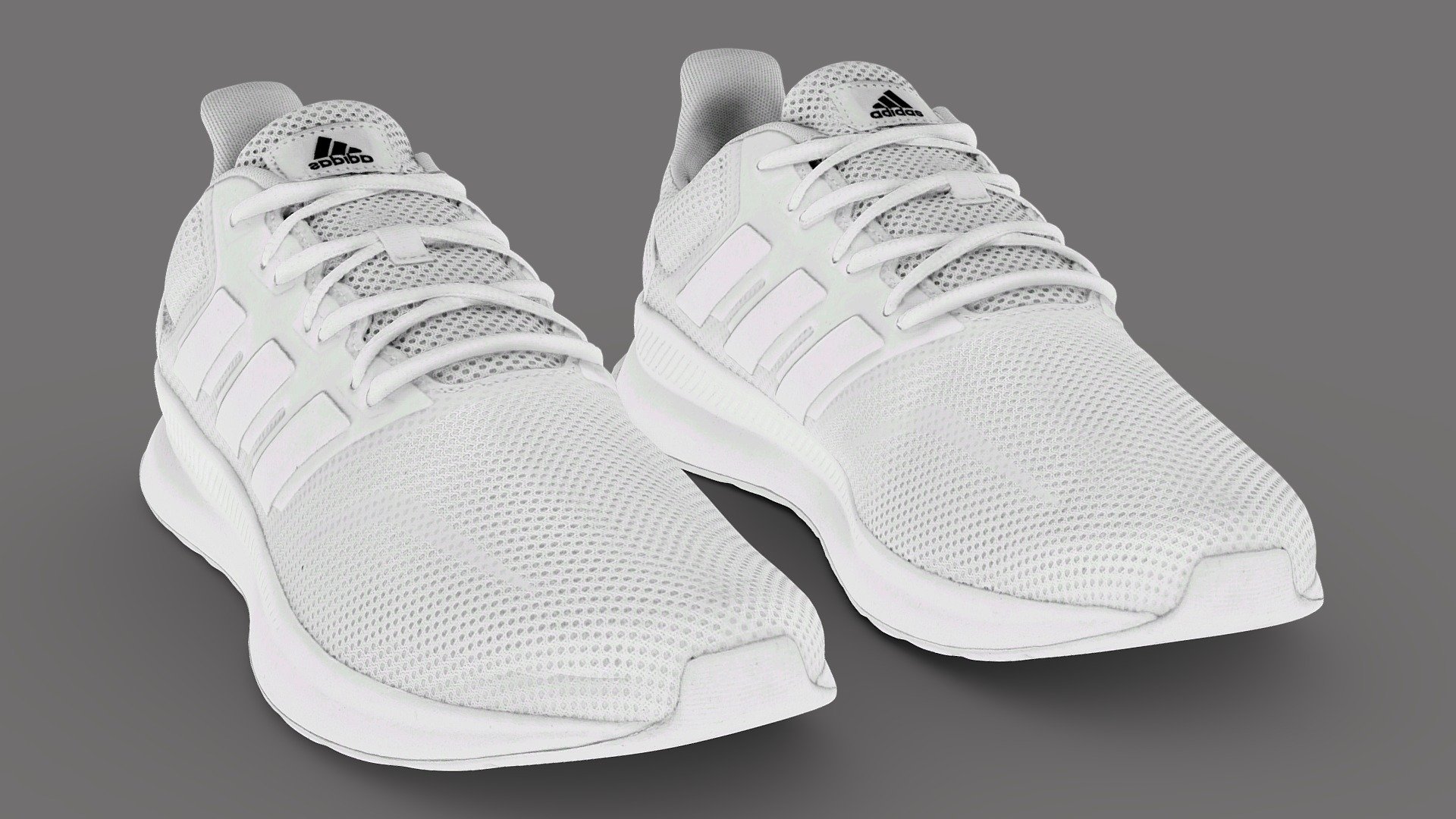 A Very Detailed scanned shoes with High-Quality .Reay to use in virtual try on project and game sim 4 or second life.

The Mesh is UV unwrapped.

4096x4096 difuse Texture Map jpg format，in the compressed file rar.

The textures is lighting baked,the texture is uploaded to preview images.

File contains :

FBX .OBJ .stl.collada(dae).Difuse map Texture(jpg format).

If you want to change the colorway of the shoes, it is easy to do with photopshop. If you want to change the colorway or decrease the polycourt ,I am willing to do it.

This is a professional scanning agency, if you want any other shoes, Don't hesitate to tell me.It will helps a lot.we are available for custom shoes scan.

Don't forget to check my other sneakers,Have a nice day：）