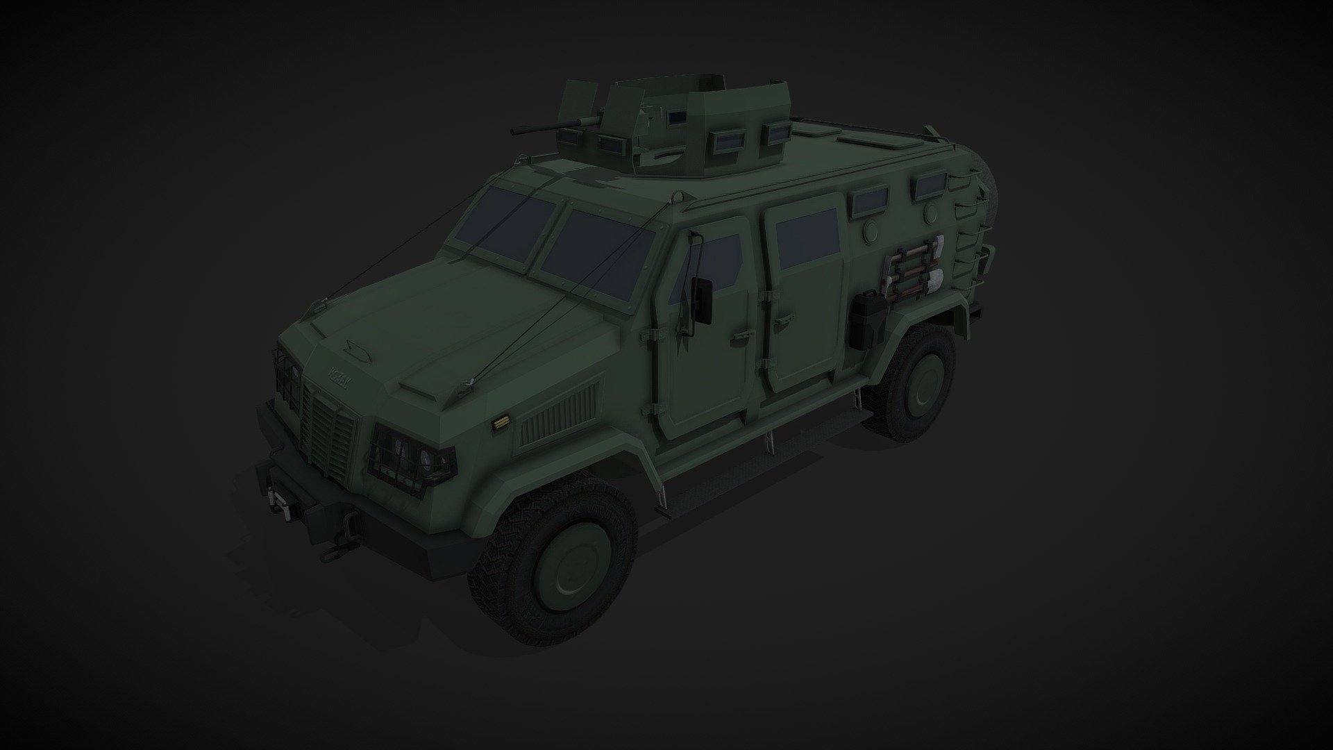 The Kozak (Ukrainian: Козак (Kozak), Ukrainian for Cossack) is a Ukrainian family of armored personnel carriers with a V-hull intended to transport personnel and various loads. The first Kozak vehicle (also known as Kozak-1) first appeared on August 24, 2009 at the Independence Day of Ukraine military parade in Kyiv. Another variant, the Kozak-2, was built in 2015 and armed with an anti-tank guided missile system. In May 2015 the vehicle appeared at the 169th Training Centre.

From Wikipedia, the free encyclopedia.
