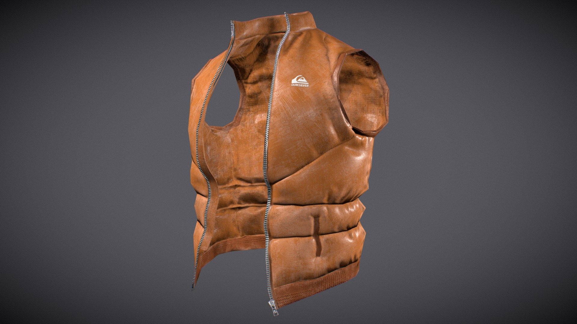 Low poly Baked vest ready to use for videogames. Textures included (You can change anything you want from the textures, just import the model into substance and keed the normal map). 
High quality textures, zoom in to see detail.
I dont know about the little black square that appears in the back of the vest, it seems to only appear in sketchfab (I didnt see it in marmoset or substance) if you watch one by one the textures you will see is not in any of them