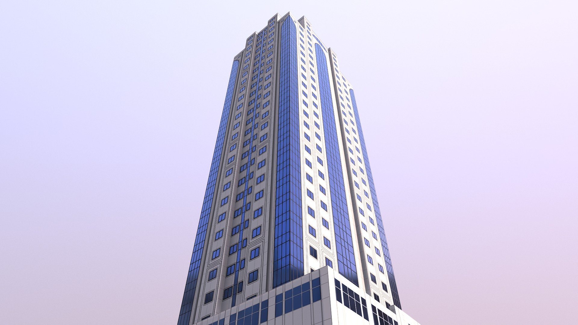 You can buy this 3D Model here - -link removed-  Low-Poly 3D Model of the skyscrapper #3 which is the part of the buildings complex: the Grozny-City Towers. It is a is a five-star skyscraper hotel and business centre complex located near Grozny Central Mosque in Grozny, Chechnya. Tower #3 is the corner one.
