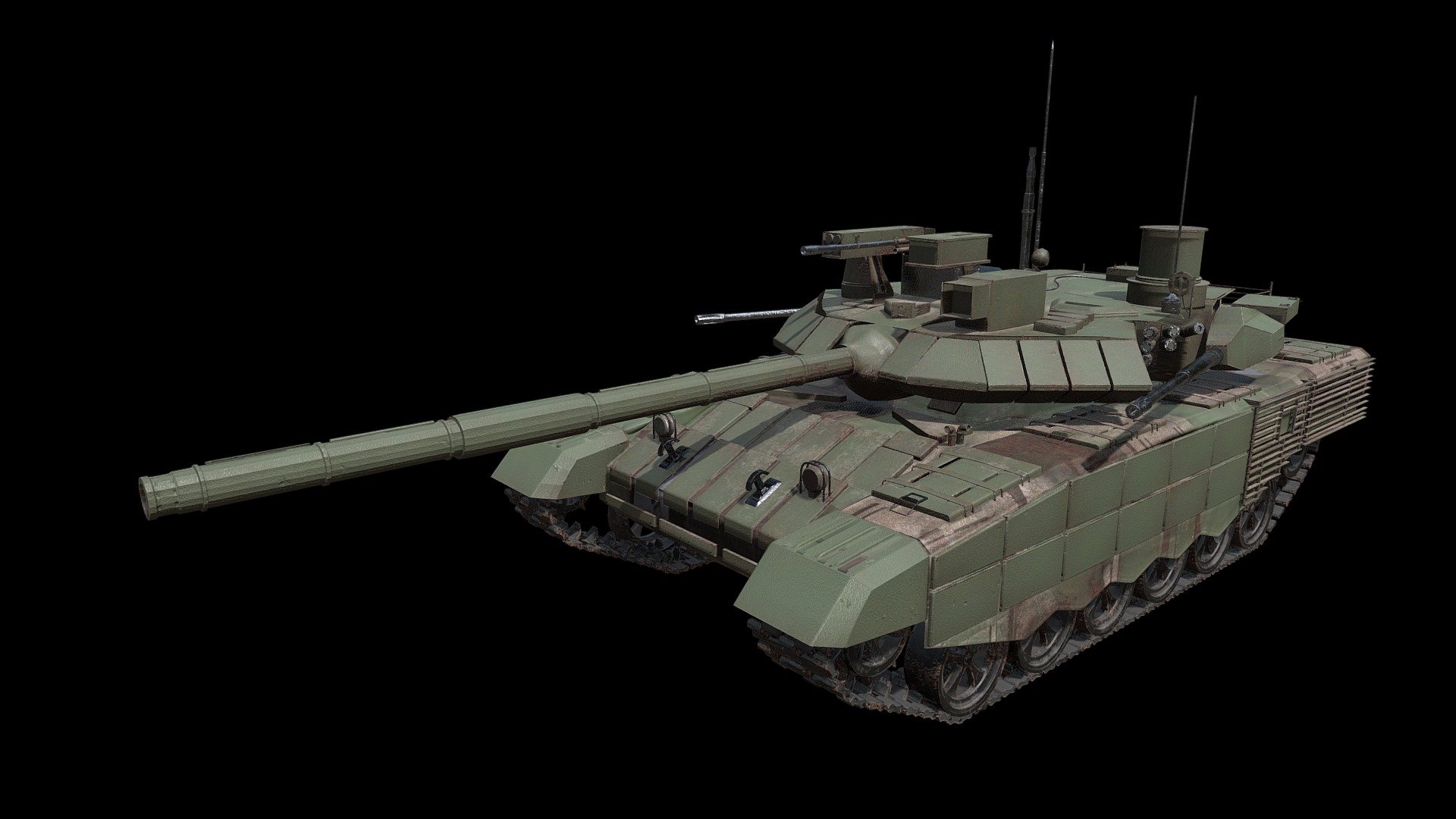 T-90 Tank 3D model