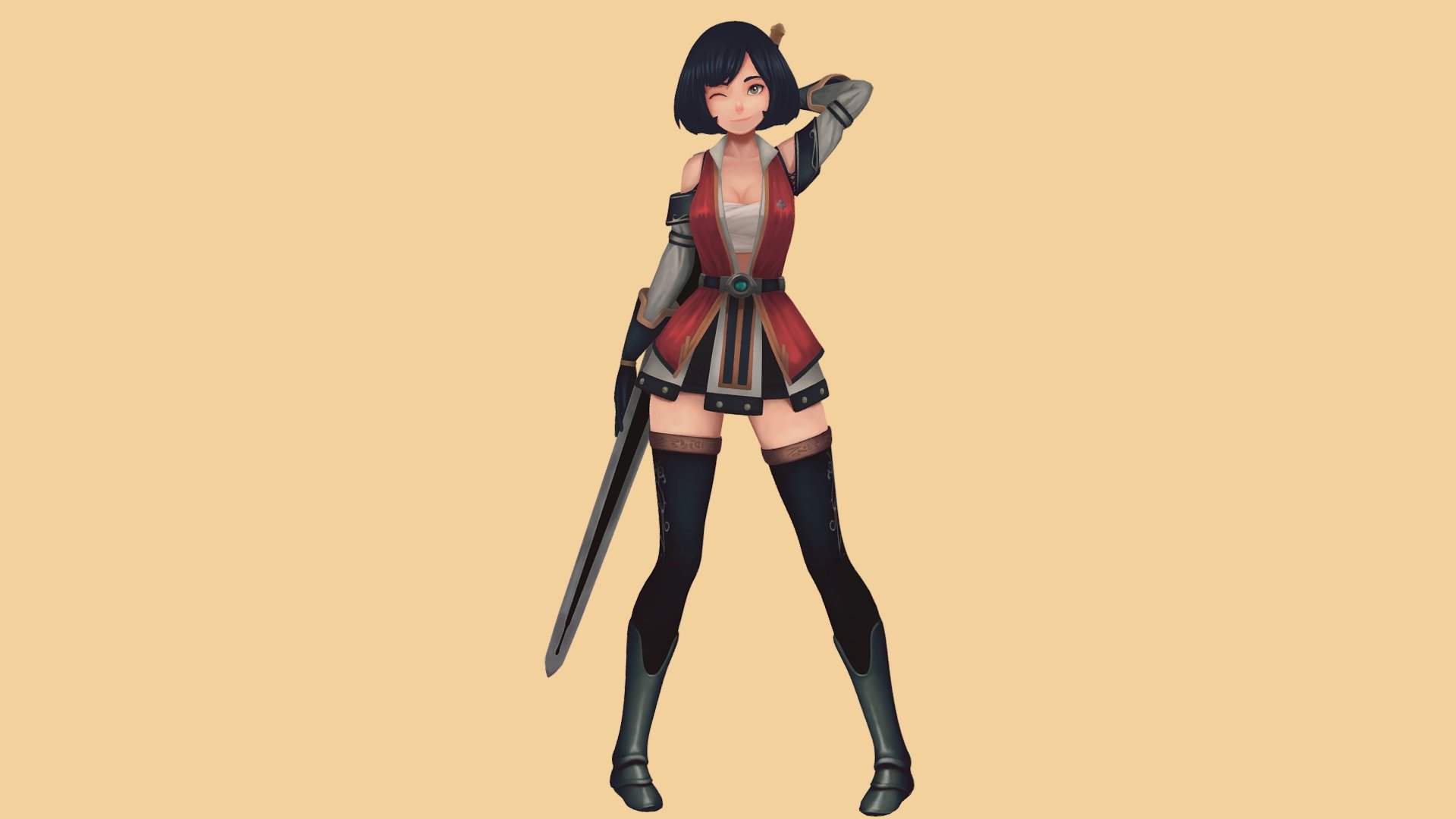 Zbrush practice based on a concept by Jungon Kim
https://www.artstation.com/artwork/qZA1L

Re-upload 22/12/2018 : I completely changed the face to get as close as possible to the reference
High Res in my artstation : https://www.artstation.com/artwork/ok1gz