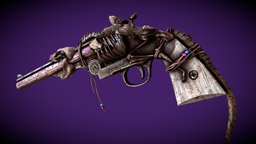 Ratcatcher Revolver rifle, skeleton, games, revolver, hard, surface, gamedev, revolvers, blender-3d, blender3dmodel, revolver-weapons-guns, blender, blender3d, gameart, skull, hardsurface, gameasset, halloween, highpoly, gameready, revolver-pistol, revolver-model, ratcatcher, hunitng