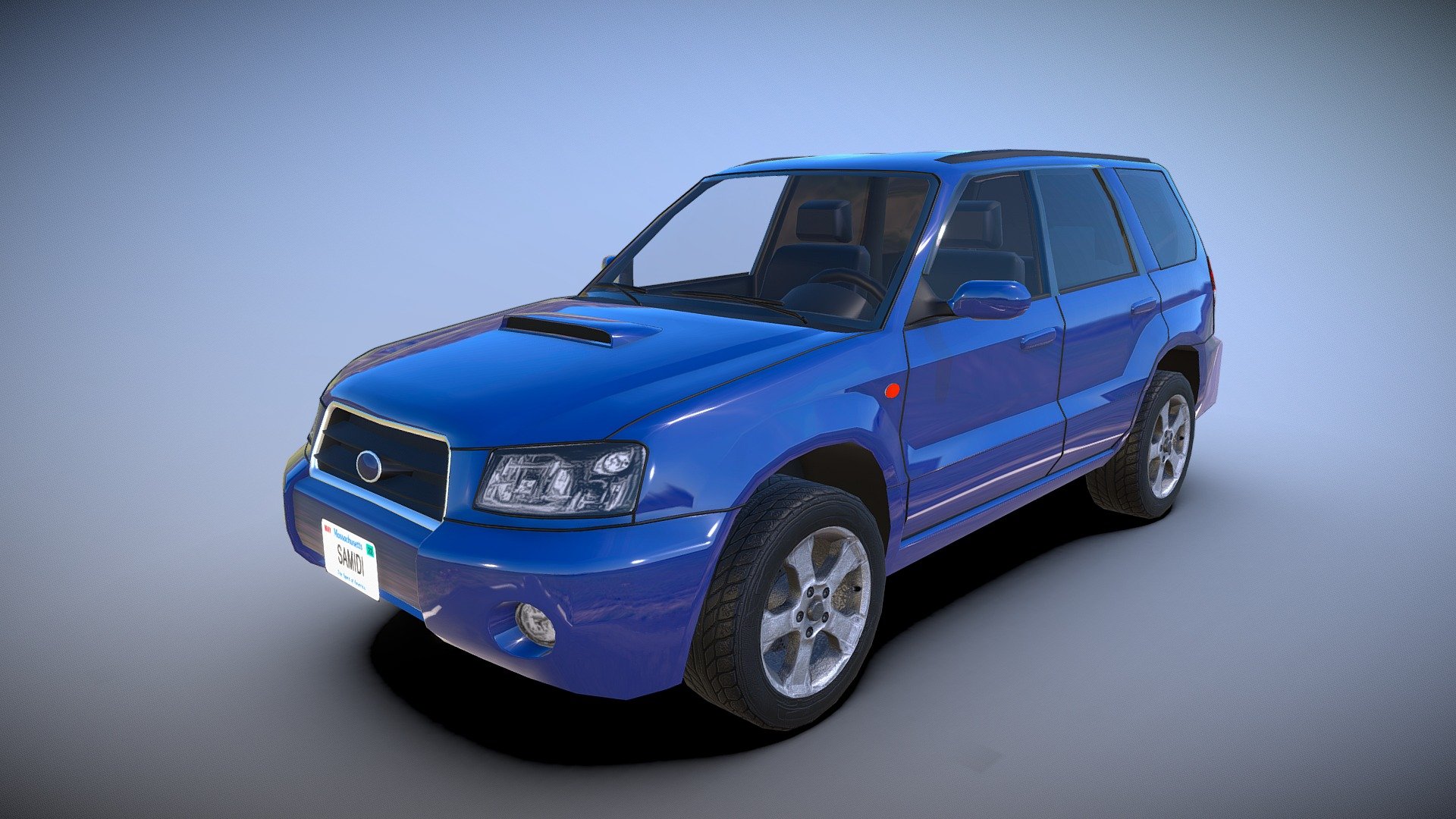Low Poly model ready for use in Unity, UE (direction,transform,normals, tris).
* Body 17k tris, 10k vert
* Wheels 6k tris, 3.5 vert
* Interior 8k tris, 4k vert

Separated wheels, interior, steering wheel, index dashboard, whashers

For all questions contact cachetf@gmail.com