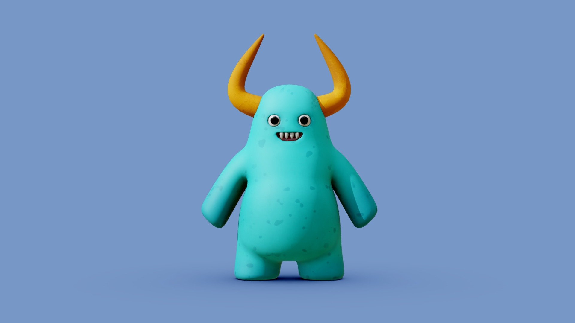 Cute Monster for your renders and games

Textures:

Diffuse color, Roughness, Normal, AO

All textures are 2K

Files Formats:

Blend

Fbx

Obj