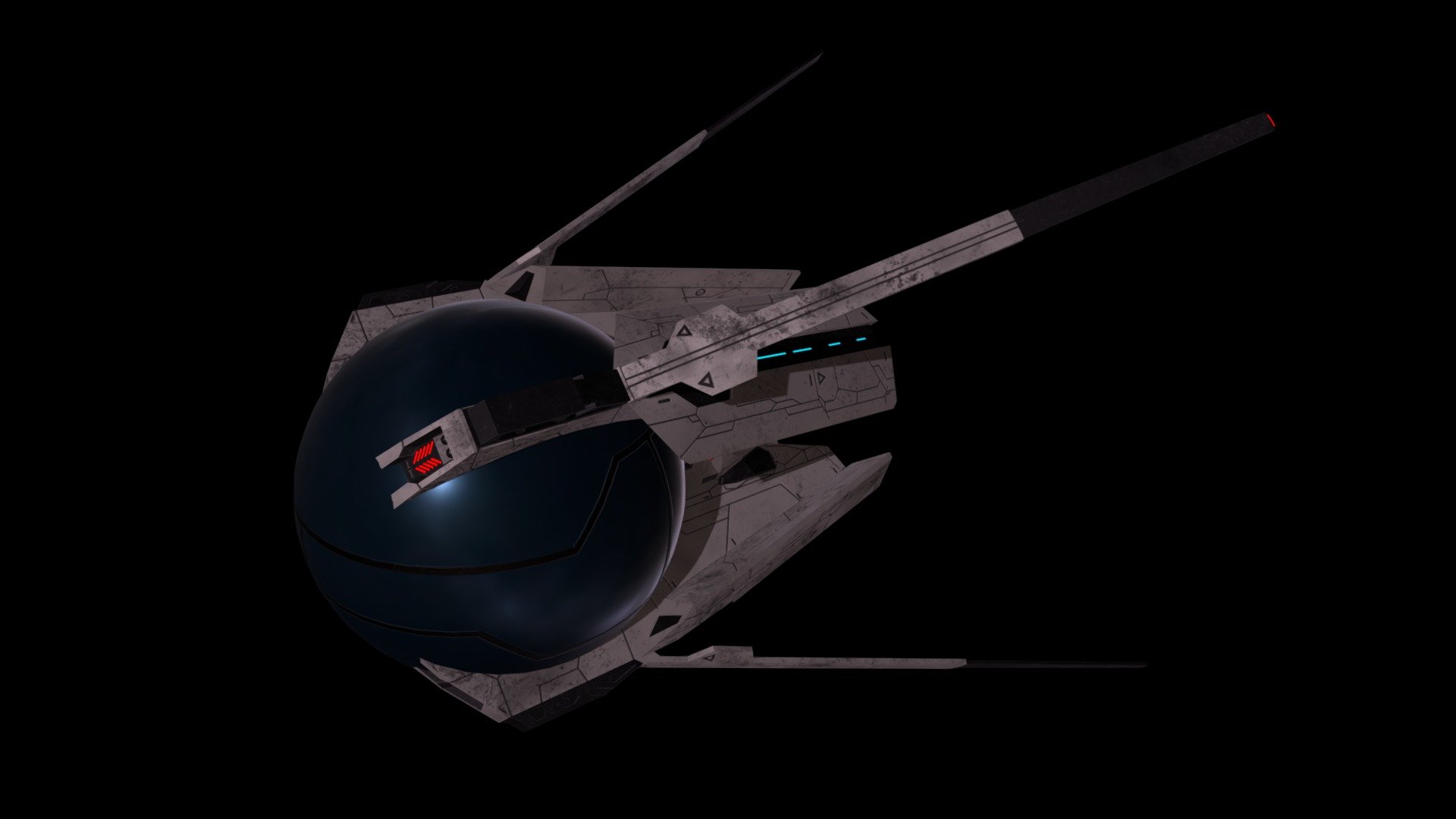 My fanmade model of the Landing/Lander Pod from Star Trek Discovery’s Season 2.
Based on an original design by Ryan Dening.