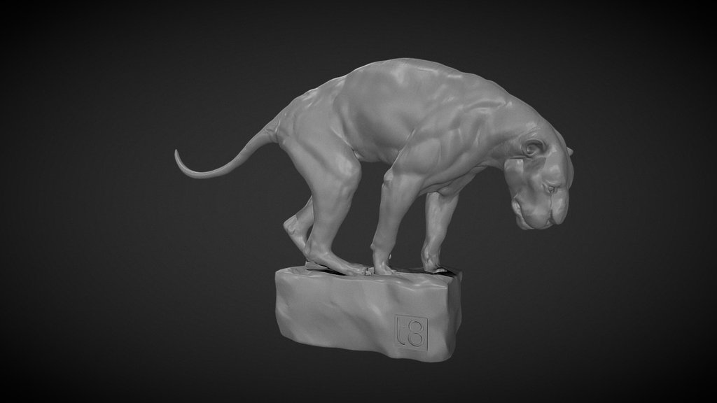 Promo: Promo: if you want to learn more about how to sculpt Animals and their Anatomy to create something like that head over to: https://www.patreon.com/tonyeight

Aaaand finally started with the 3rd
(1st: skeleton study - 2nd: muscle study) and last step adding the skin and sculpting the Big Cat with some more dynamic pose!
I turned off symmetry mode &lsquo;cuz I def have to learn how to sculpt after I posed the cat.

hope u guys like it and I hope I'll find time to do a few more of these!