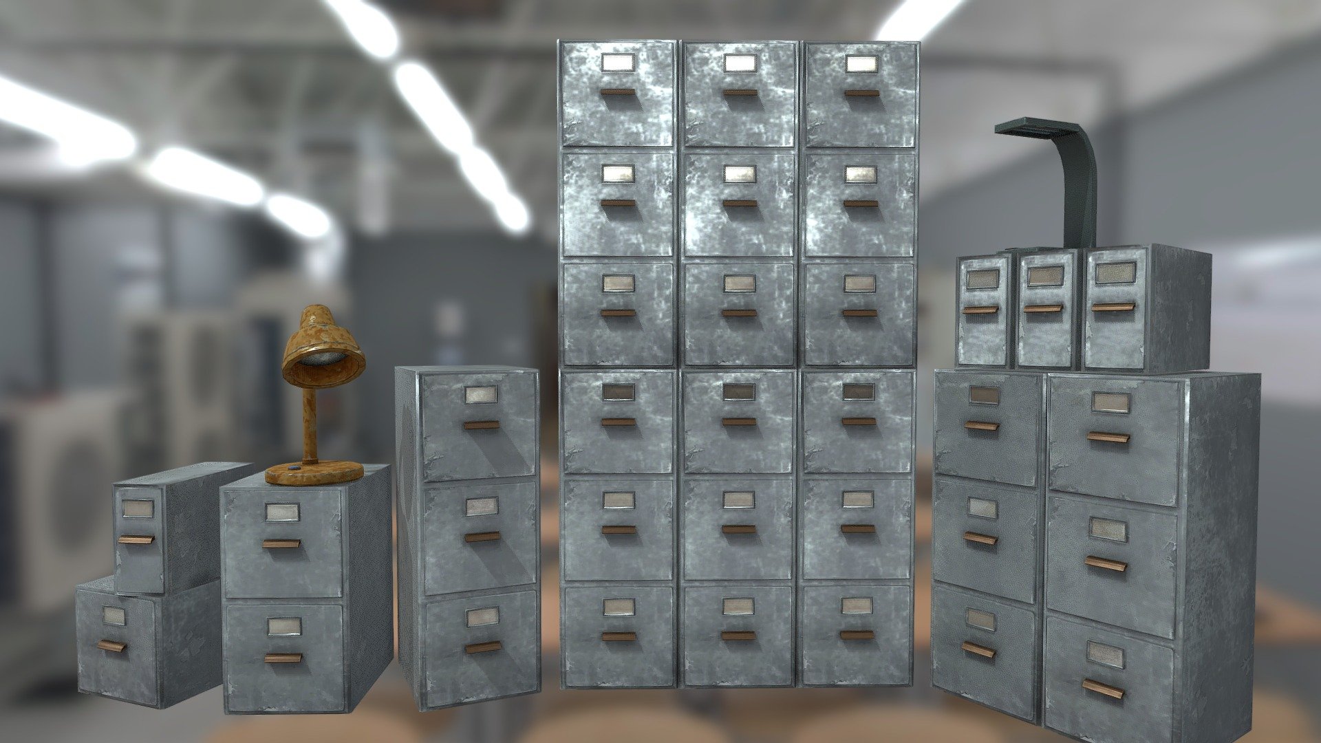 simple 3d models and texture in the style of rotoscopy cartoon