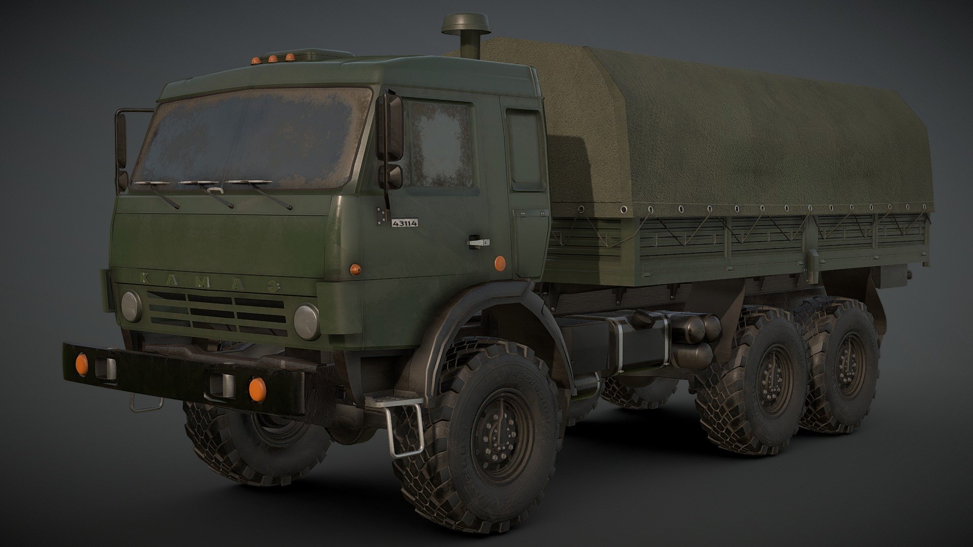 

This is a model of a military Russian truck Kamaz 43114.

The model is detailed but for now it has no interior.

Extensions are in: .blend, .fbx, .obj.
