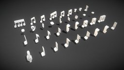 Musical Notes music, symbol, musical, sign, cliff, note, notes, chart, symbols