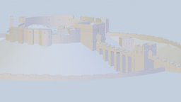 Aleppo Castle ancient, ruins, obj, bc, syria, old, citadel, 3d_model, aleppo, 5000, maya, 3d, model, animation, 3dmax