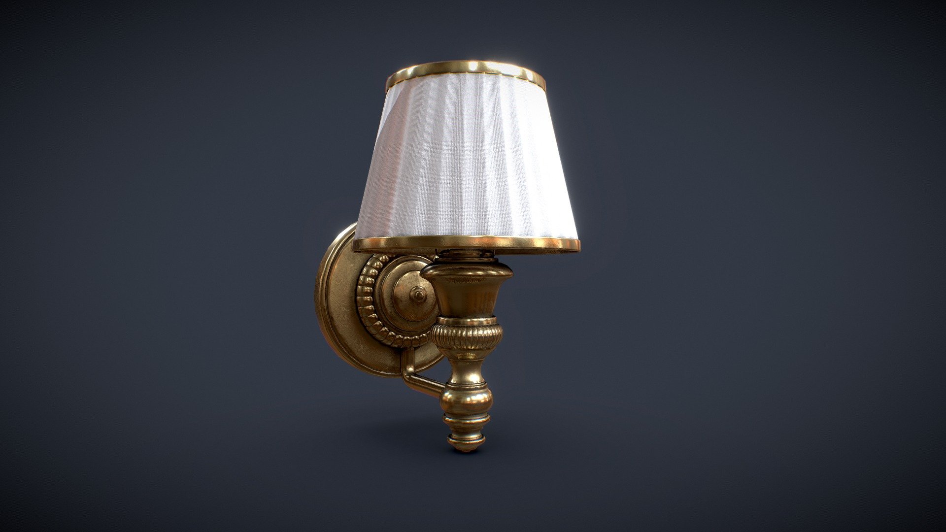 Hello All :) This is a wall lamp made for a personal victorian project. Ligth and shine !

Made with Maya, PS and Substance.

You will find in the package Scene file, FBX and 4k Textures.
If you have any customs need, please feel free to contact me.