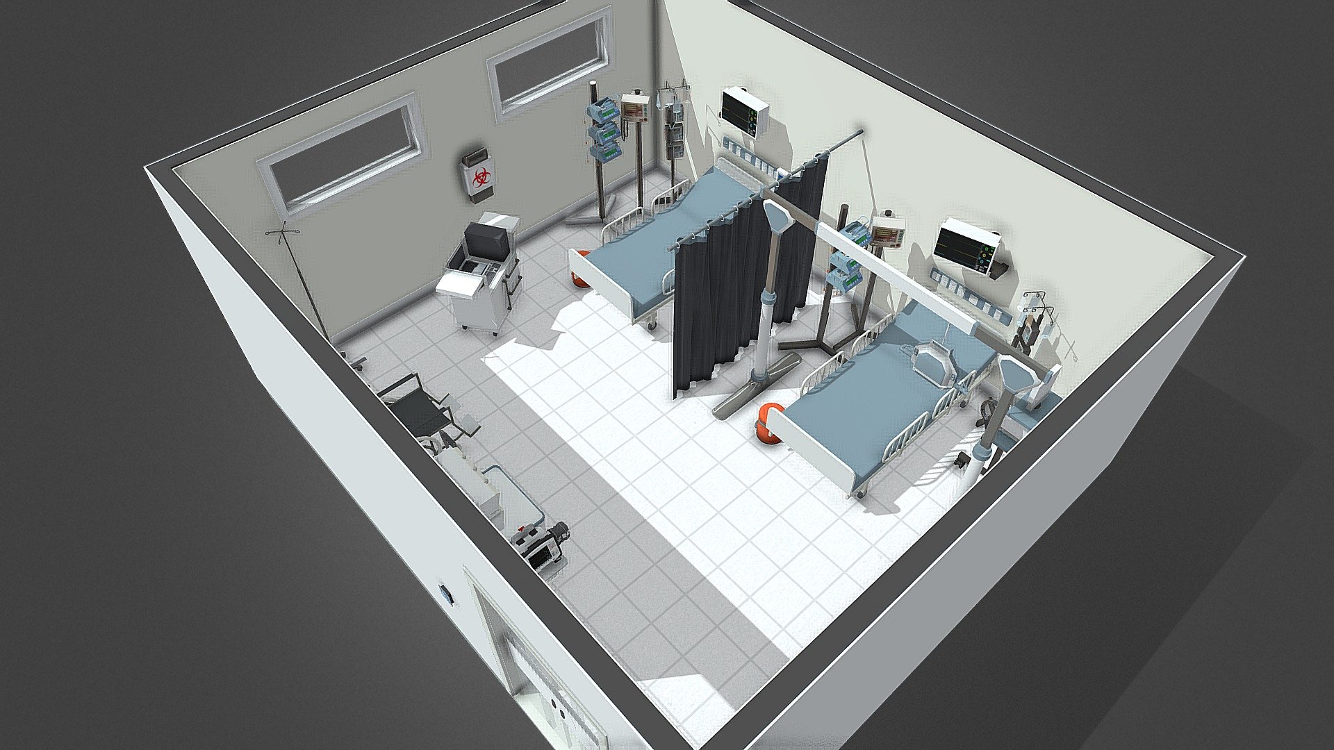 Intensive Care Unit for Coronavirus pandemic patients