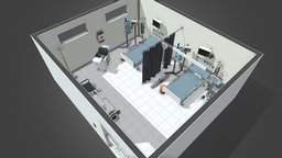 Covid-19 ICU room virus, hospital, icu, pandemic, cdc, medical_model, medical, coronavirus-covid, covid19coronavirus