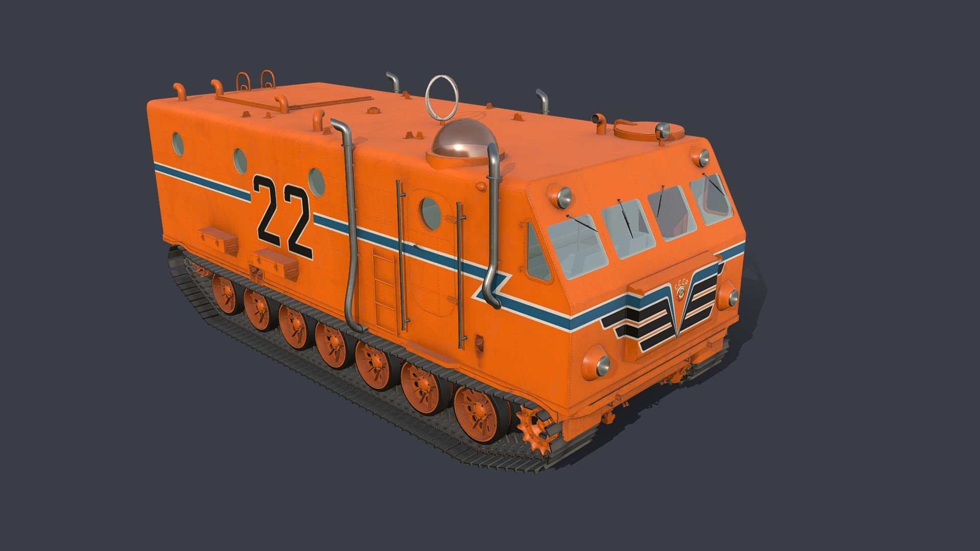 Kharkovchanka , code name: Manufacture 404S, is a model of Antarctic off-road vehicle. Based on the AT-T tractor platform (itself based on the T-54 tank). In December 1959 two of them (&ldquo;21