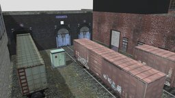 PC Computer - Counter-Strike 16 - Train train, computer, strike, counter, 16, counter-strike