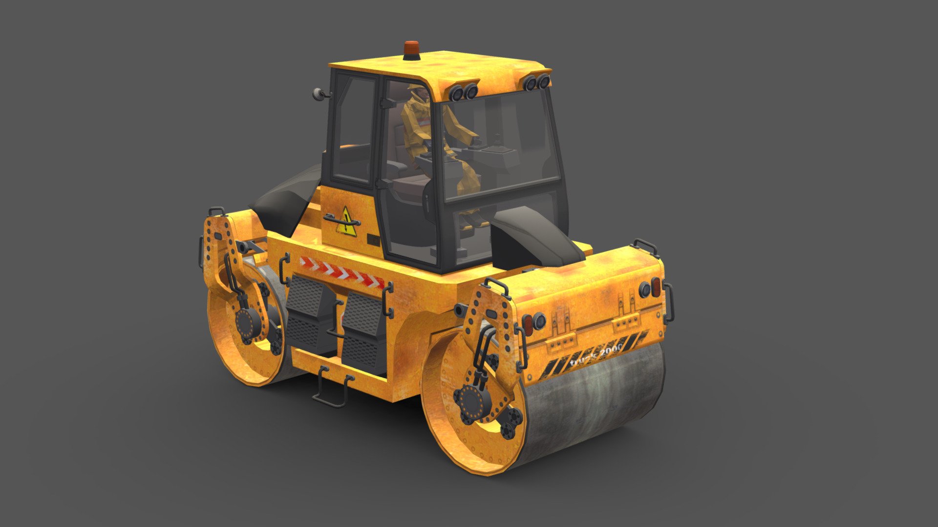 *Road roller truck


You can use these models in any game and project.

This model is made with order and precision.

Separated parts (body. wheels).

Very Low- Poly

Average poly count: 15,000 tris.

Texture size: 2048 / 1024 / 512 / 256 (BMP).

Number of textures:4.

Number of ingredients: 3.

Format: fbx.
