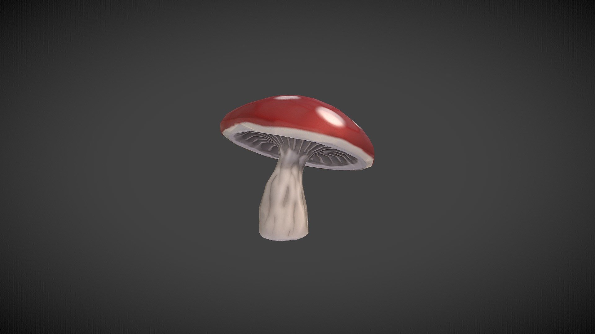 A stylized mushroom that will fit perfectly in any game. It even can be used in mobile games, since it only has about 400 vertices.
