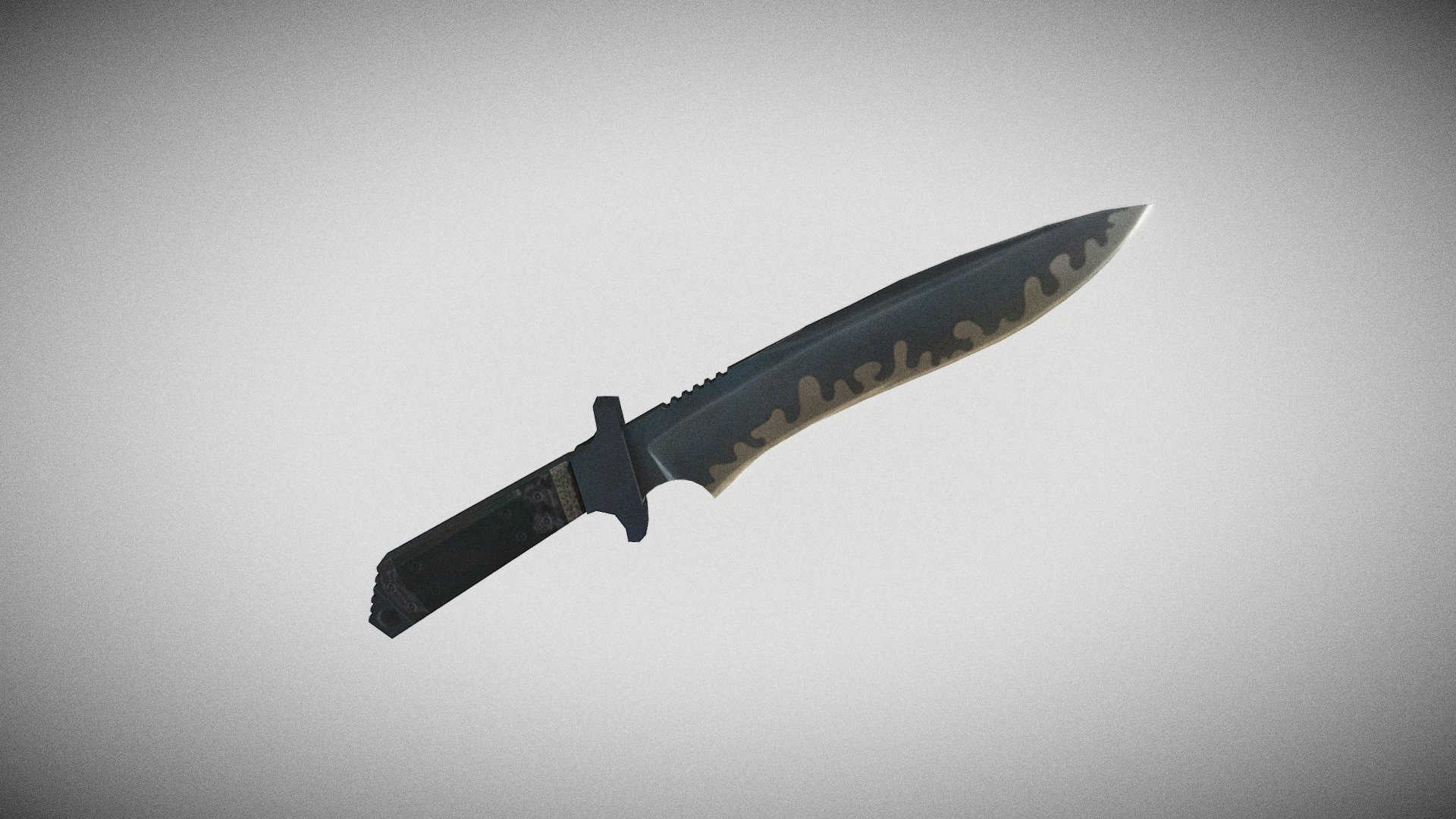 A simple model of a knife.
Knife from CS 1.6
Low-Poly.
Made in Blender.