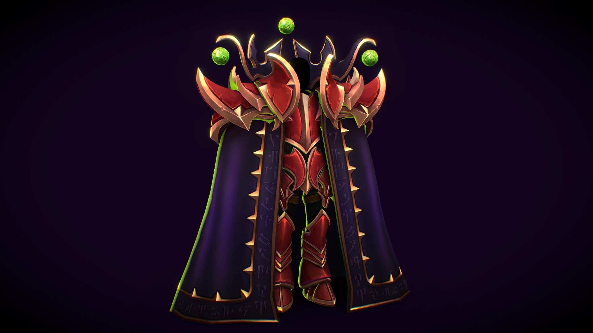 In this study I tried to make an armor based on the character Kael from Wow, it was my first more complex model in handpainted painting, I really liked the process, and I hope you like the result.

Kael'thas &ldquo;Kael