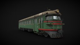 ER2 Train train, b3d, transport, old, blender3dmodel, substancepainter, 3d, blender, vehicle