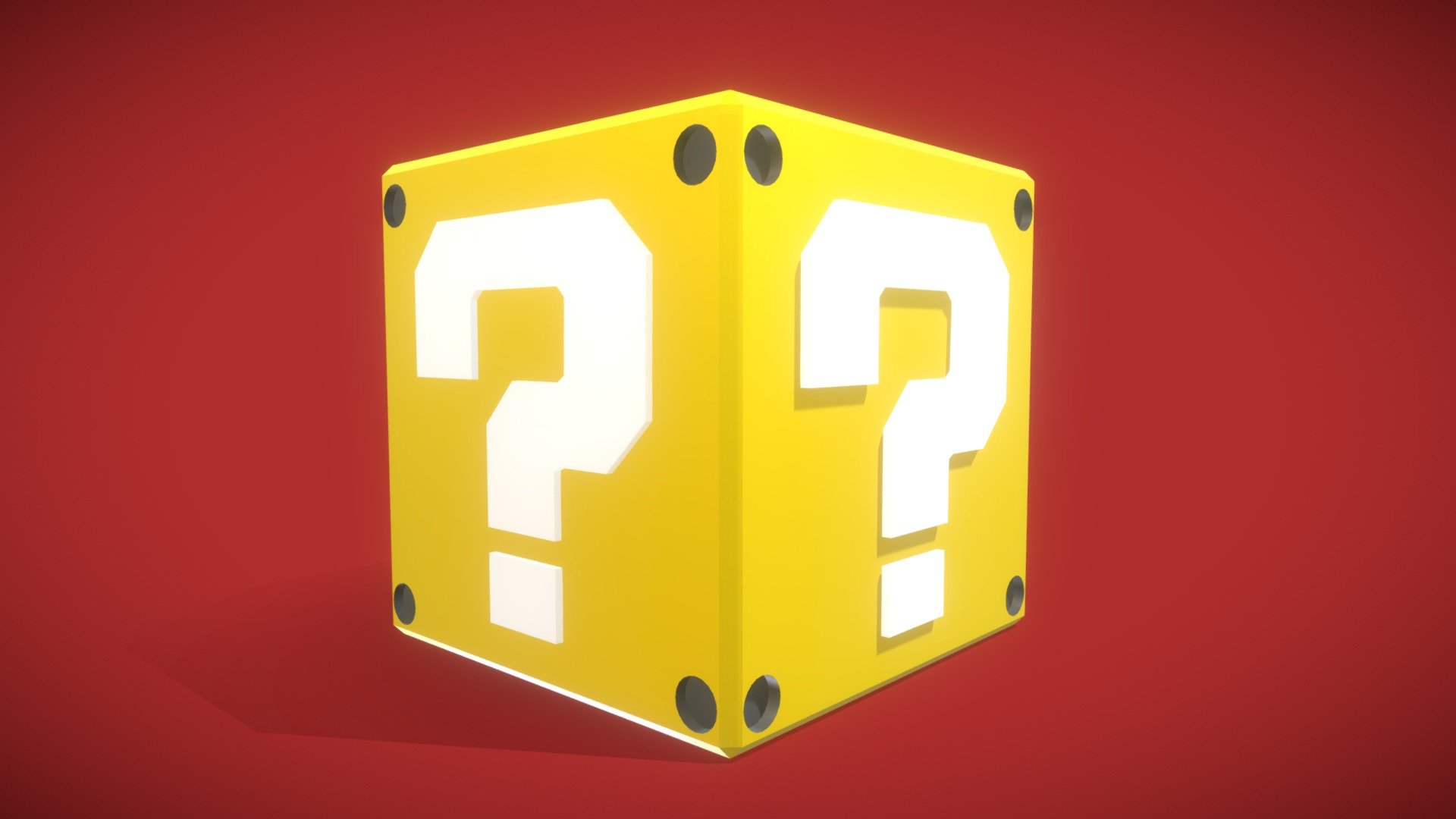 This is a Mario Bros low poly cube 3D model. That will enhance detail to any of your rendering projects. The model has a fully textured and detailed design that allows for close-up renders, and was originally modeled,texturized in Autodesk Maya 2018 and rendered with Arnold. . It very cute model,it is very colourful.

This model can be used for any type of work as: low poly or high poly project, videogame, render, video, animation, film…This is perfect to use like a part of car race scene or mario game simulation, for a postcard image with other decoration such as another mario characters or karts… Also you can print it such as 3d sculpture.

This contains a .fbx. and all the textures.

I hope you like it, if you have any doubt or any question about it contact me without any problem! I will help you as soon as possible, if you like it I will aprecciate if you could give your personal opinion! Thanks