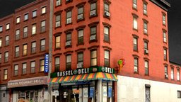 NYC Buildings buildings, new, manhattan, york, realistic, bronx, shops, low, poly, textured
