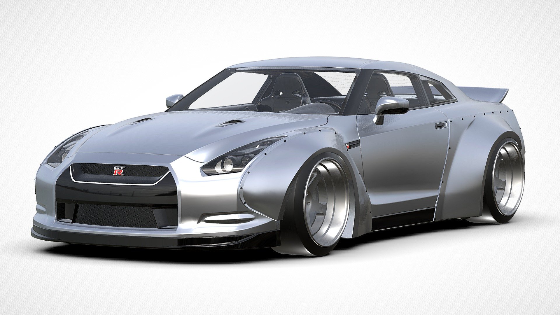 GET FREE 3D MODELS ON OUR DISCORD SERVER AND PATREON

https://discord.gg/6QJ9sKJubp

patreon.com/NLM_Group

A highly detailed 3D model of the Nissan GT-R created by NLM




All textures were included in this file, but you can also use the glb file - in this file, the textures are already attached to the model.

About 3D model:




Highly detailed car model.

Highly detailed interior of the car

Suitable for use in games/renders

Thank you for purchasing our models!