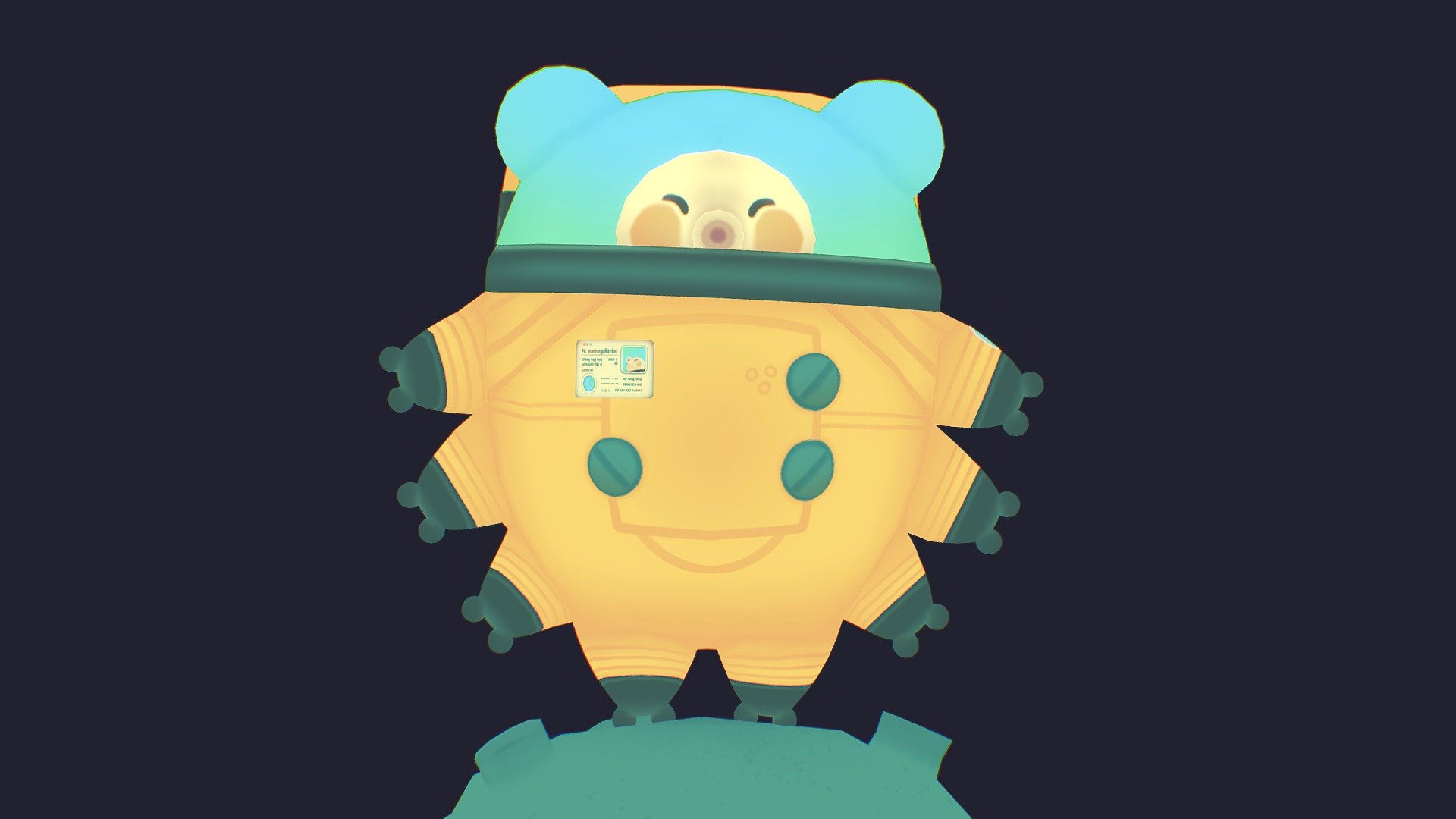 A tardigrade ready to explore the cosmos.

( concept art/etc: https://www.artstation.com/artwork/D548ro )