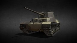 Type 5 Chi-Ri (IJA Medium Tank) ww2, 4k, tank, worldwar2, highquality, 4ktextures, gamereadymodel, mediumtank, japanese-tank, gamereadyasset, 4ktexture, 4096x4096, 4k-textures, substancepainter, blender, blender3d, gameready, japanese, 4k-texture, gamereadyasset3d, imperialjapan, japanese-ww2, imperial-japanese-army