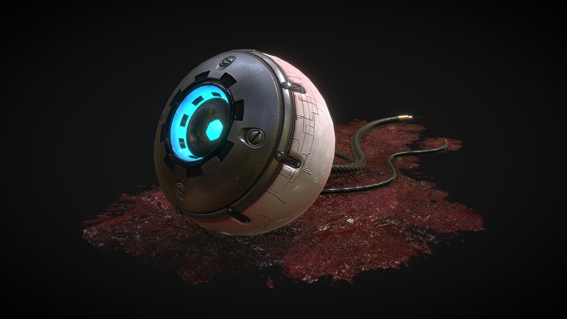 This asset is personal projet about union of organic and roobotic elements.