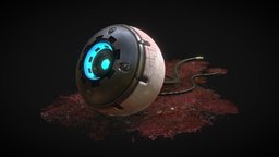 Robotic Eye eye, blood, organic, ironman, robotic, sf, imagination, electronics, futur, human, robot