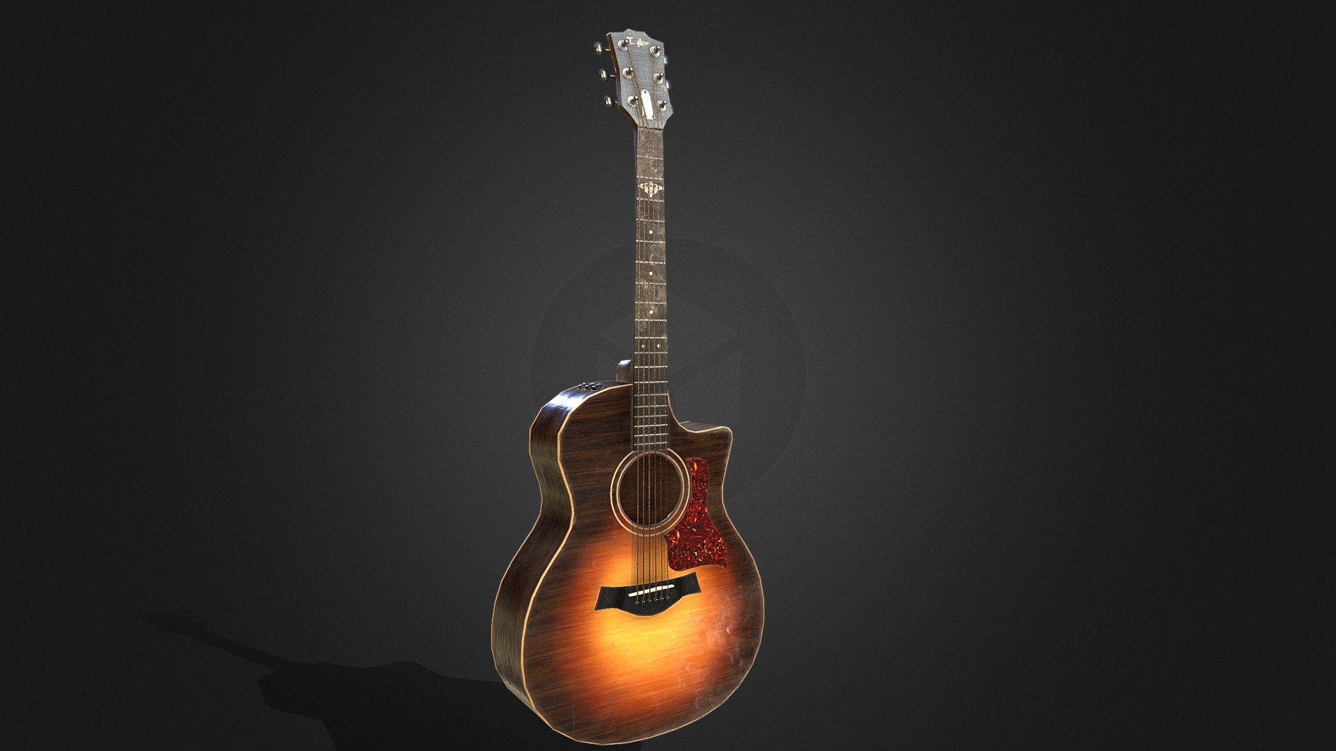 As you can imagine, I like videogames so I decided to create a series of assets of my favorite videogames and this is one of them
This is Taylor's acoustic guitar from Naughty Dog's The Last of Us Part 2 made by me
It's a simple mesh with 11K triangles and 2K textures made in Substance Painter