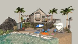 By the Ocean - DAE Diorama 